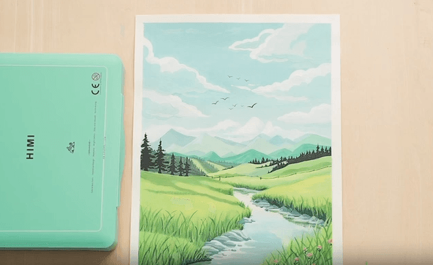 🌥️ Облака как зефирки: пошаговый туториал гуашью МИЯ